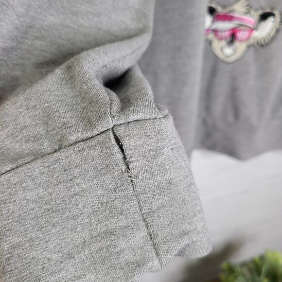 Torrid Rebel Wilson Gray Patchwork Sweatshirt‎ Size 1 - Picture 7 of 12